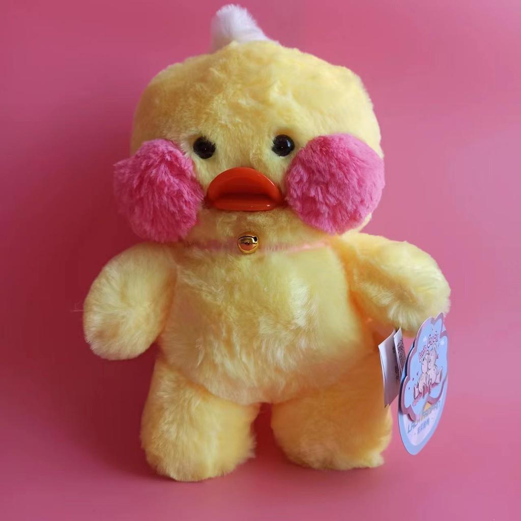 Plush Unique Littlecucu Toy Charming Yellow Duck Doll With Skateboard And Glasses