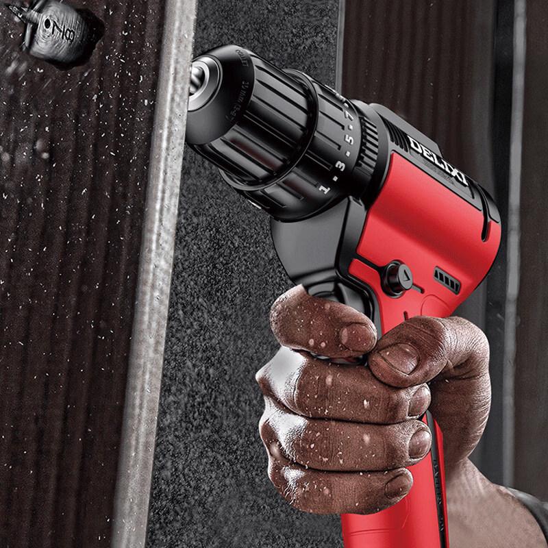 DELIXI Cordless Electric Drill & Screwdriver Kit CN plug (adapter included)