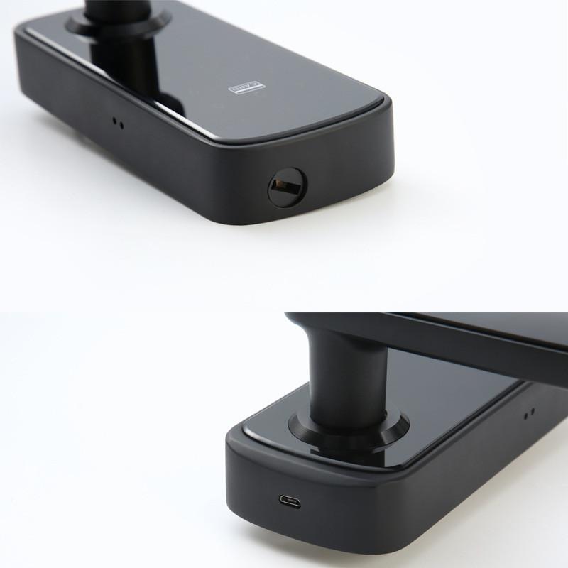 Single Tongue Fingerprint Lock Remote Password Aluminum Door Lock WIFI Bluetooth Smart Lock