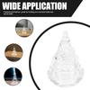 Acrylic Buddhist Pagoda Tower Ornament Home Desktop Decoration Office Vintage Acrylic Statue Delicate Buddhist