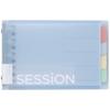 Classeur à feuilles mobiles Maruman Session Taille Mini 5 Trous Bleu Clair Couleur Sora FM310A-52A