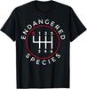 Endangered Species Manual Gearbox Stick Shift 6 Speed T-Shirt Size S-5XL Unisex T-Shirt