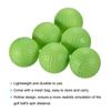 PATIKIL Golf Practice Balls 16 Pieces Hollow Swing Training Golf Driving Range Balls with Mesh Bag for Indoor Outdoor Golf Tennis Sports PE Plastic