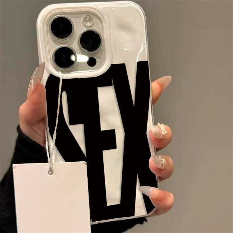 Fashion English Letter Sex Print Phone Case For IPhone 17 Plus Air 16 15 14 13 12 11 Pro Max Shockproof Folds Texture Soft Cover iphone 14