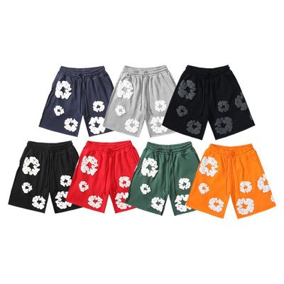 Lässige Harajuku Y2k Amerikanische 3D-gedruckte Blumen-Shorts Urlaubs-Outdoor-Shorts