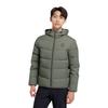 Li Ning Wade Serie Ensfarvet Langermet Hettejakke med Glidelås Dunjakke Herre Yttertøy Lantao-Grønn AYMR129-4