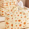 3pcs Extra Large Foldable Storage Bag Contemporary Rectangle Non Woven Polyester with Handles Flip Top Closure Dustproof