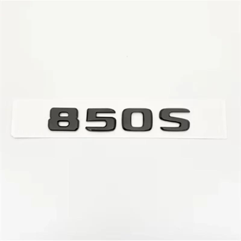 Glossy Black 50S4M 38S4M 40S 60S B550 850S ABS Emblem for Mercedes Benz Brabus S W221 W222 W223 Car Trunk Badge Logo Sticker AV1