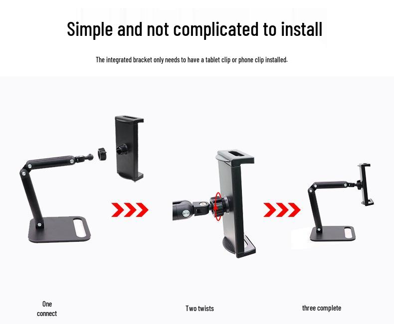 Popular Adjustable Metal Stand for Tablets - Ideal for Streaming, Binge-Watching, Office Use & More