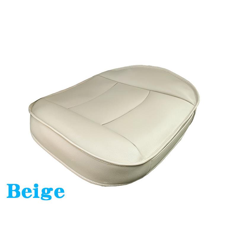 Car Seat PU Leather Cover Protection Backless Single Seat Cushion Luxury Leather Car Seat Protector Universal All Seasons
