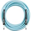 Fender Professional Series Tweed Instrument Cable, Straight/Straight, Daphne Blue, 15 Ft, 0990818204
