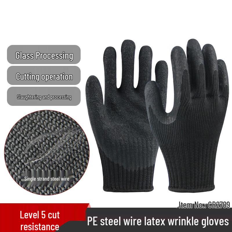 Level 5 Cut-Resistant Work Gloves One Size