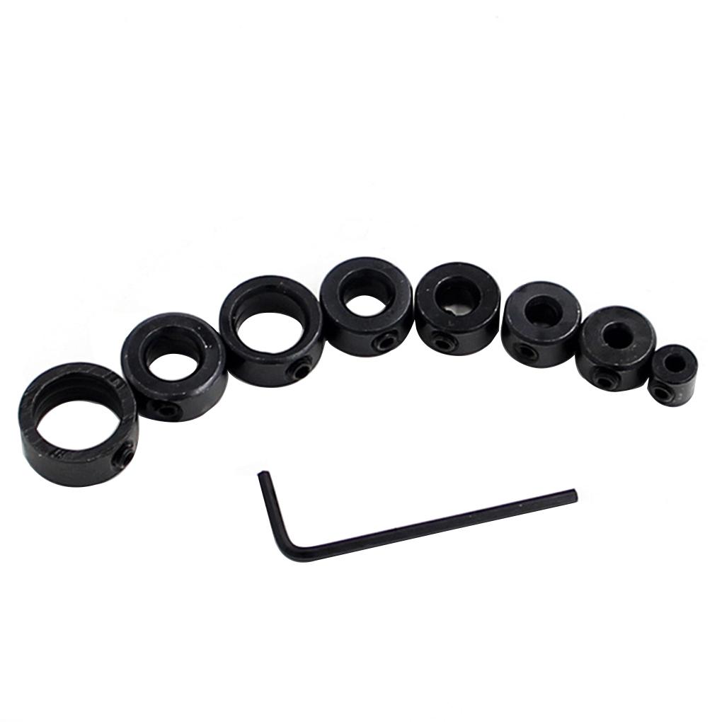 8 Stück/Satz 3-12mm Bohrerwerkzeuge Tiefenanschlagring Positionierungsabstandsmarkierer Holzbearbeitungswerkzeuge