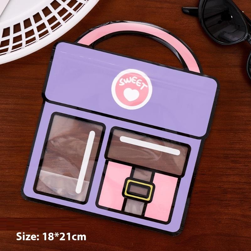 5 Stück Cartoon Geschenktasche Vliesstoff Snacktüte Gastgeschenke Süßigkeiten Kekse Verpackung Handtasche Niedliche Festival Tragetasche für Party