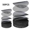 50/100PCS Flowerpot Gasket Ceramic Black Leakproof Soil Super Large Diameter Breathable Insect-Proof Plastic Circular Mesh Pad