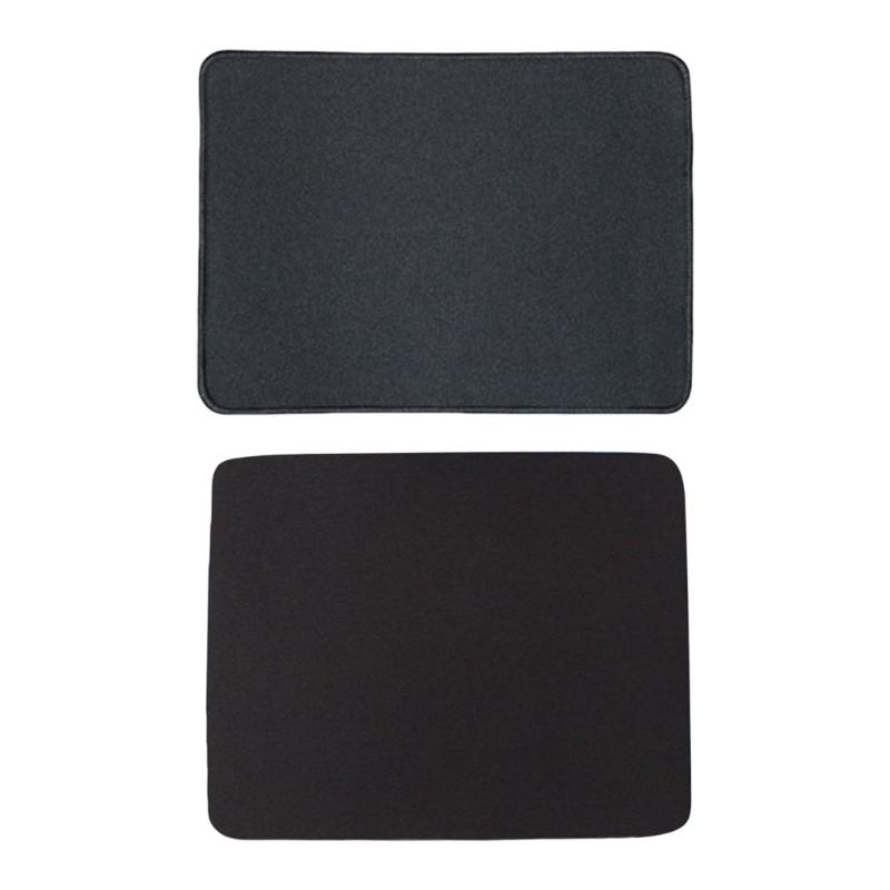 Mouse Pad Gaming Mouse Pad Desktop Laptop Computer Simple Black Office Rubber Small Antislip Pad Rubber Base Carpet