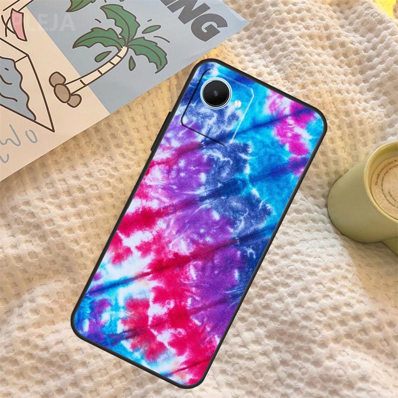 Regenbogen Spiral Tie-Dye Hülle Für Realme 15 11 12 13 14 Pro Plus C65 C67 C71 C63 C61 C55 C51 C53 C35 C75 GT6 GT7 Pro