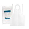 Waterproof White Foil Apron 130cm x 80cm Tied with Straps (LDPE Foil) 100 Pcs