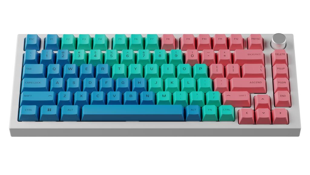 Glorious PBT Pastel Key Caps for Mechanical Keyboards, 114 Keycap Set (GLO-KC-GPBT-P, KB676)