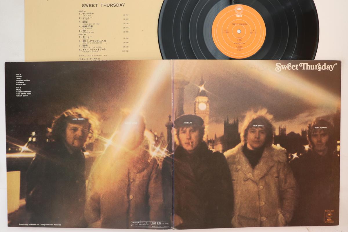 

LP Record SWEET THURSDAY - Sweet Thursday ECPL84 CBS SONY 1972 Japan Rock Used