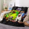 1PC My Singing Monsters Print Flannel Blanket, High quality All Seasons, Home Decor, Warmth and Comfort, Perfect for Christmas Gifts