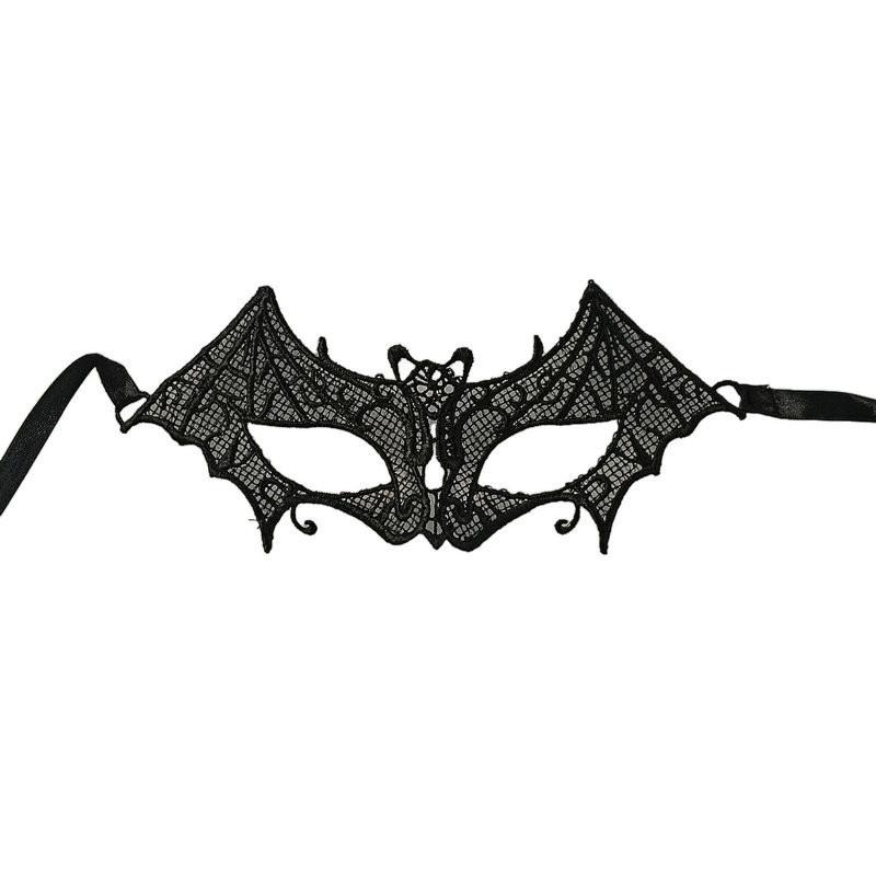 Style Color Solid Lace Mask With Mesh Fabric For Role Play Accessories Party