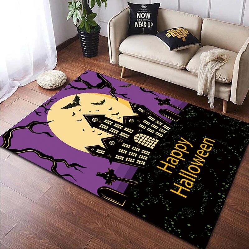 

Подарунок на Хеллоуїн, Новий Рік, Килимок для друку HD, Декоративний килим для дивана для вітальні, Килимок проти ковзання, Пряма доставка Alfombras 40x60cm(15x23 in)
