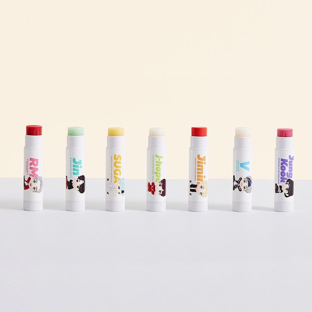 [Monami X BTS] TinyTAN Lip Balm 7 Types (3.5g / 0.12 Oz)