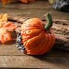 Yousheng Skeleton Pumpkin Ornaments, Resin Durable Halloween Decorations, Retro Dark Style Table Decor, for Party Window