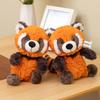 25cm Lovely Raccoon Stuffed Fluffy Animal Huggable Pillow Delicate Home Decro Zoo Souvenir Party Props