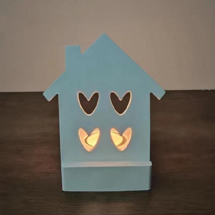 Candle Holder Mold with Base for Making Candle Holder Tealight Holder