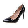 Large size stiletto casual single shoes for women, new patent leather fashion high heels for women in spring and autumn