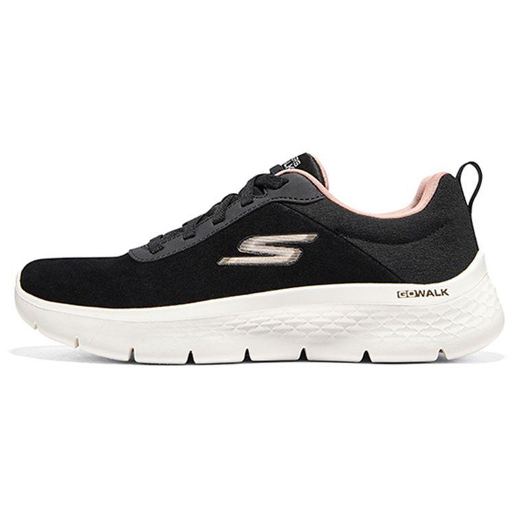 Skechers Go Walk Fabric Casual Comfortable Sports Low Top Lifestyle Shoes Women sneaker Black White 896168-BKLP