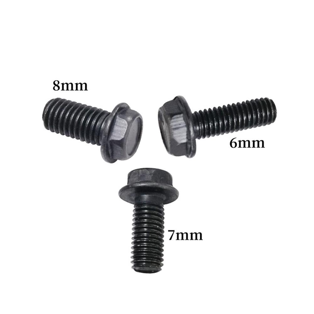 Parts Screw For Cutting Machine 10pcs Accessories Carbon Steel Galvanized Left Hand Thread M8 M7 M6 High Quality