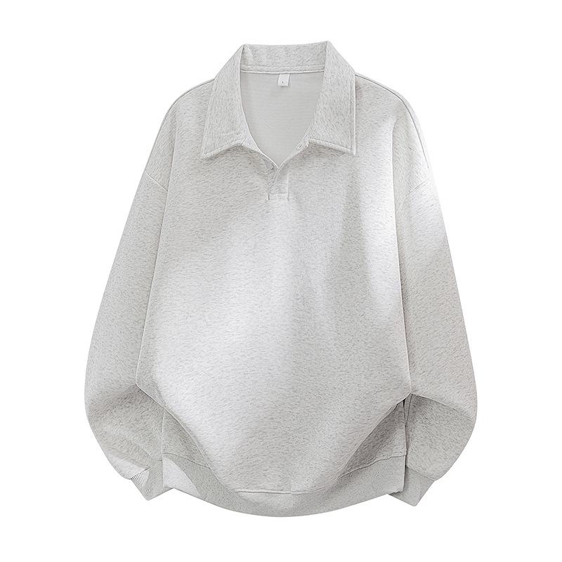 2026 Spring Men s Casual Loose High-End Solid Lapel Hoodie XL [130-145 jin]