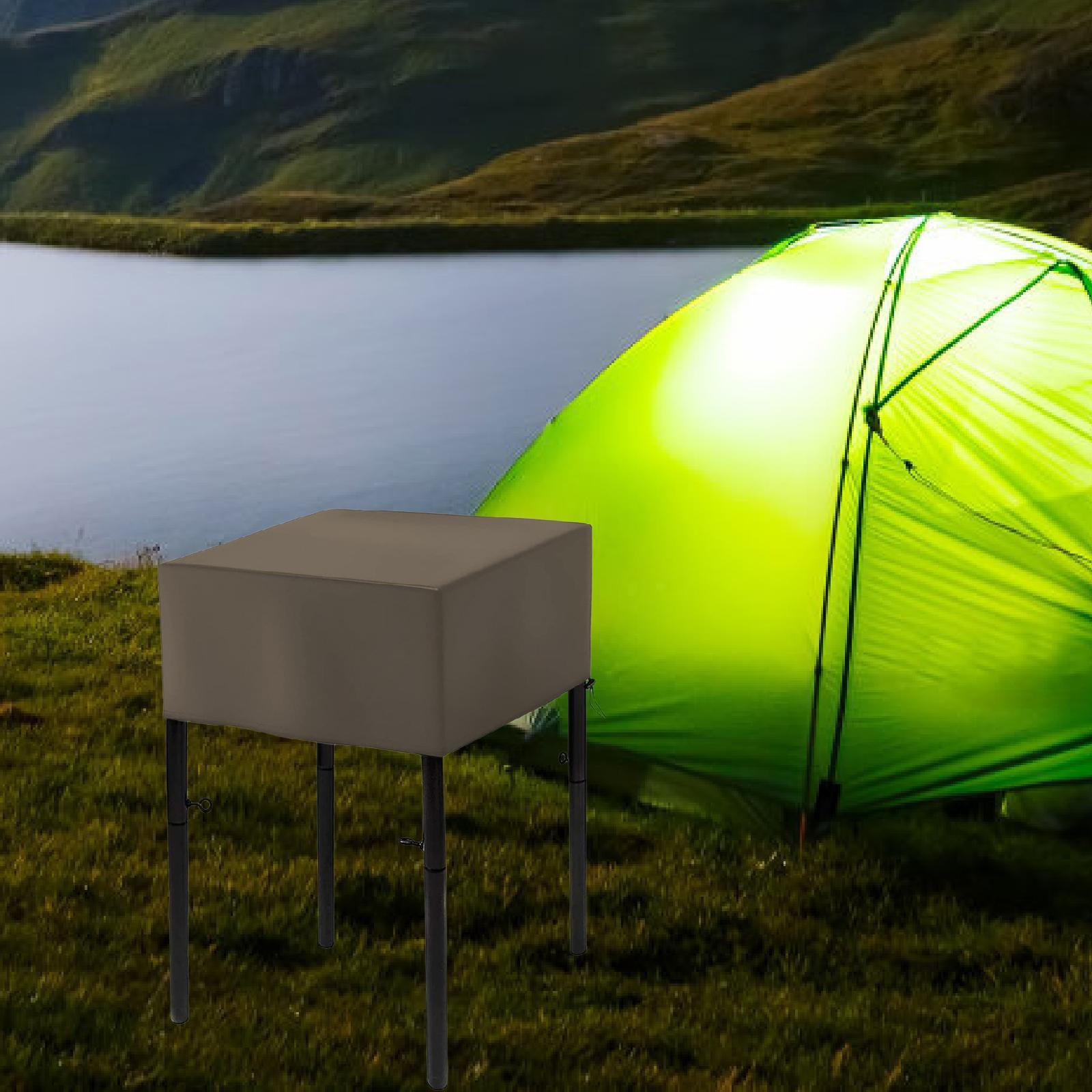 

BBQ Cover for Outdoor Use Lightweight Rectangular Design кофейный