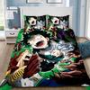 3D Print Cartoon My Hero Academia Bedding Set Soft Comforter Cover With 1/2pcs Pillow Shams For Kids Adults Microfiber