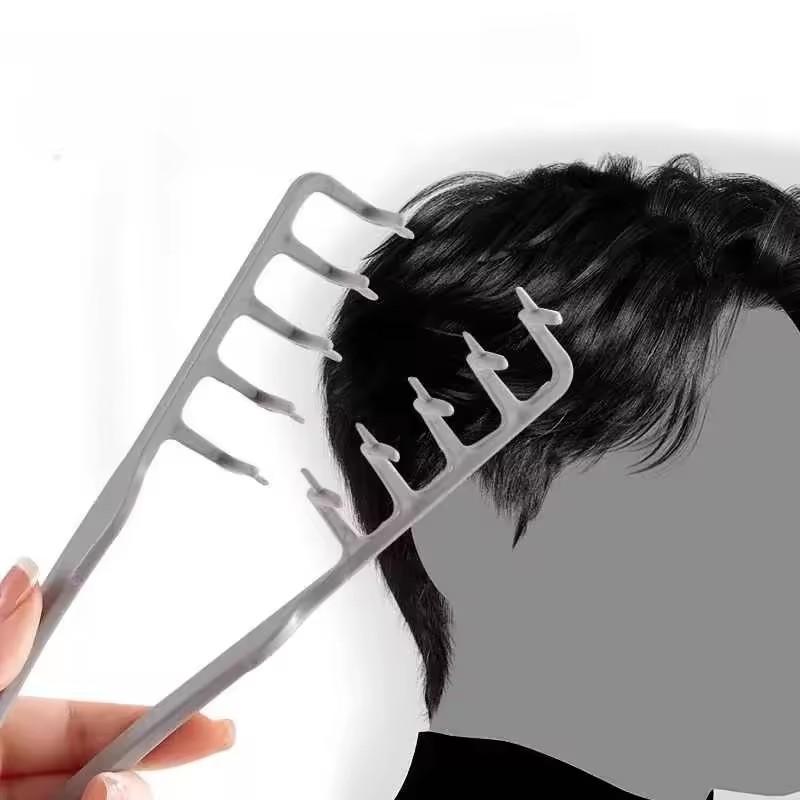 1/2/5 Stück Haarvolumen-Kamm ABS-Kunststoff Fluffige Textur Styling-Werkzeug für normales Haar Natürlicher Look Haarwurzel-Lifting Abdeckung