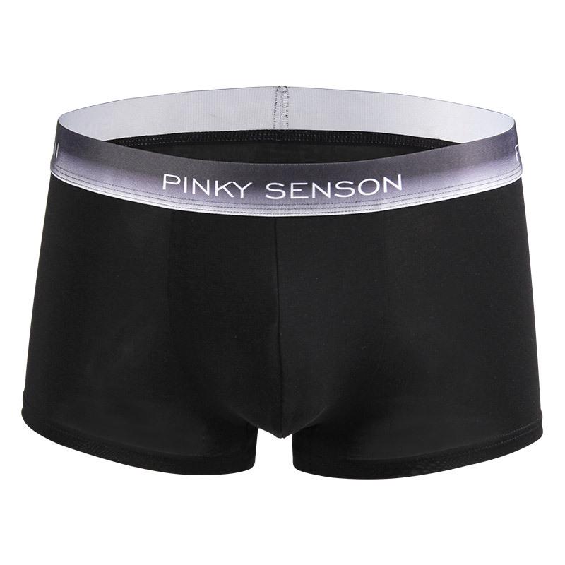 Men's Lenzing Modal Breathable Plus Size Sports Boxer Briefs - Solid Color, Thin, Four-Corner Design