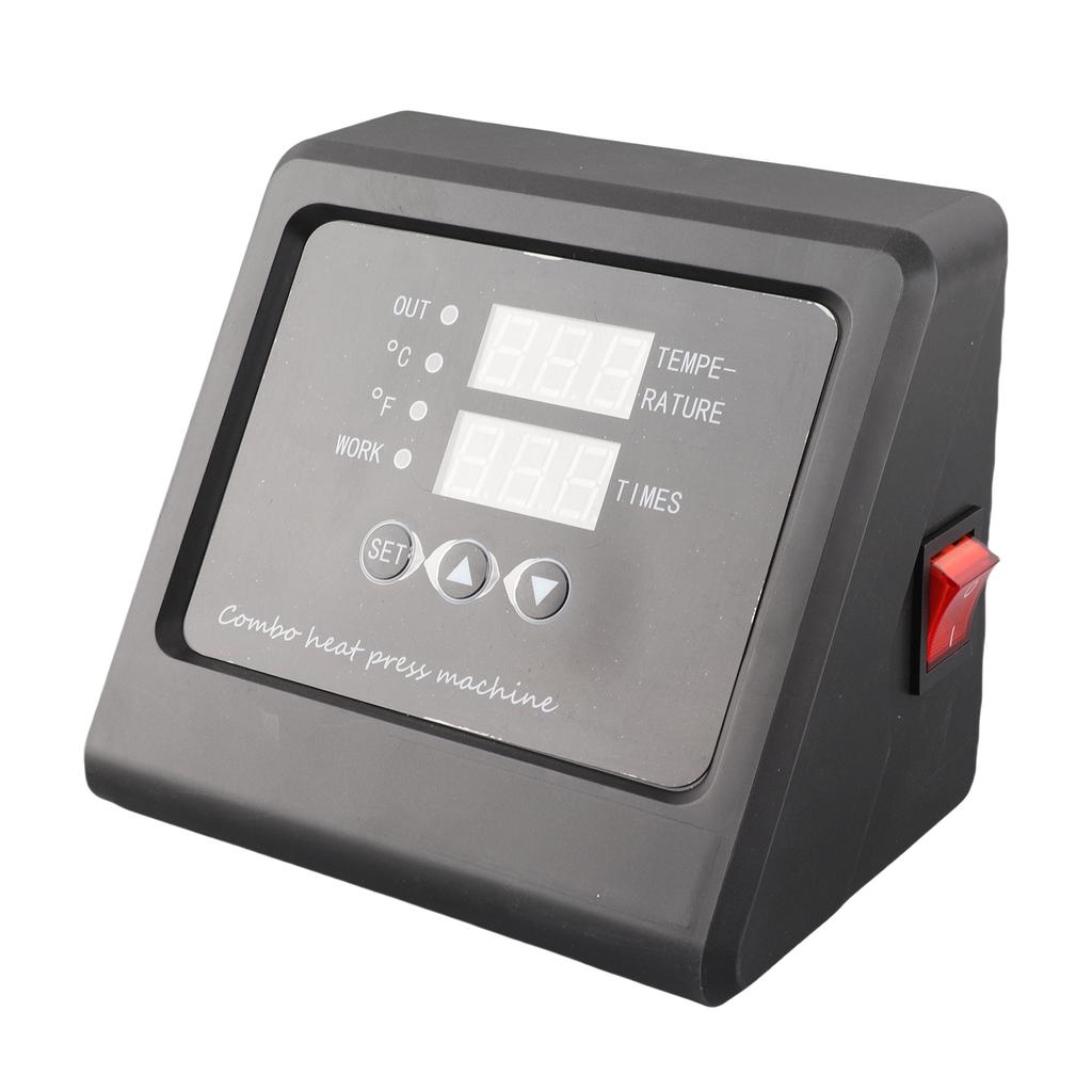 Multifunktionell Värmepress Maskin Kontrollbox Digital Box LED-kontroller för T-shirtsCelsiusPlattaCelsiusKepsCelsiusMugg Swing Away Värmeöverföring Subli