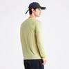 TRLUZ Men's Merino Wool Blend Long Sleeve T-Shirt