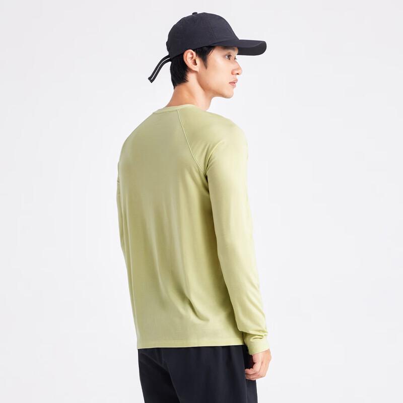 TRLUZ Men's Merino Wool Blend Long Sleeve T-Shirt
