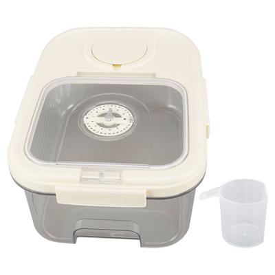 Rice Container Kitchen Dry Food Rice Storage Box Multipurpose Airtight Rice Bucket with Cup for