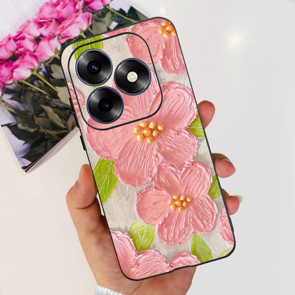 For Itel S23 Plus S681LN case itel S23 S665L Fashion Elegant Painted Soft Silicone TPU Phone Back Cover For Itel S23+ S23Plus