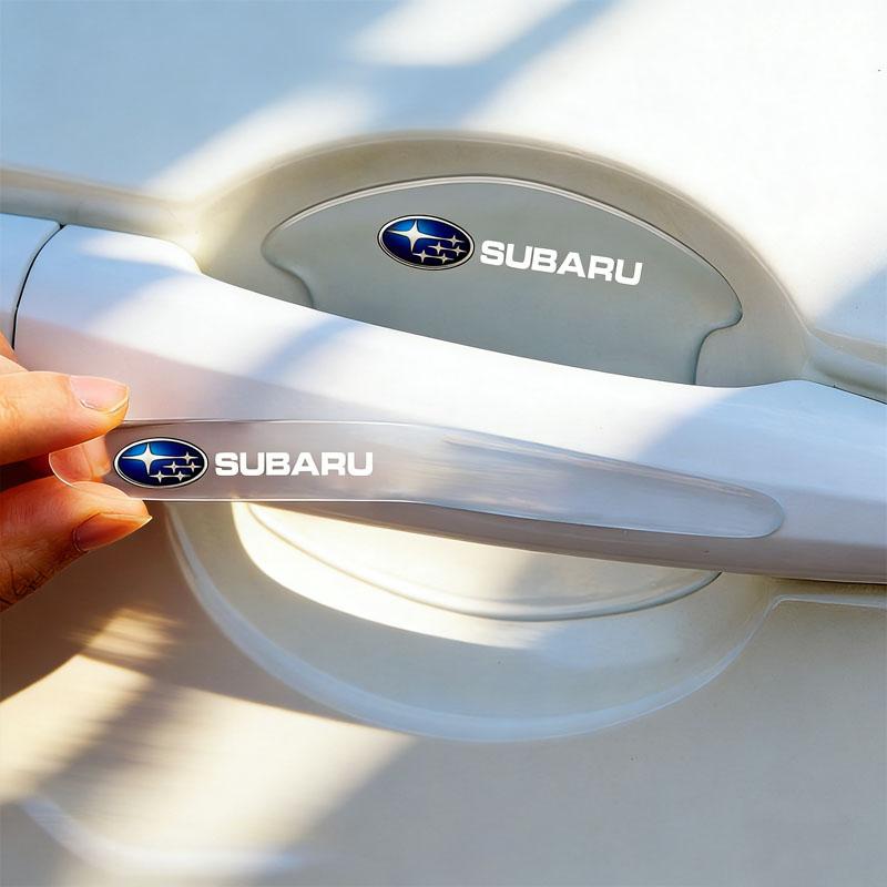 8Pcs Transparent Car Door Handle Protector Stickers Protection Film For Subaru Crosstrek Forester Outback Impreza BRZ WRX Ascent yh6r