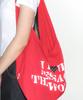 Ames-Worldwide Lettering Casual Hobo Bag Red