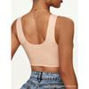 Damen Sexy Spitze Schulterträger Frontverschluss Drahtlos Nahtlos Push-Up BH