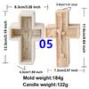3D Prayer Madonna Jesus Portrait Silicone Mold DIY Handmade Religious Statue Candle Gypsum Molds Art Home Decoration