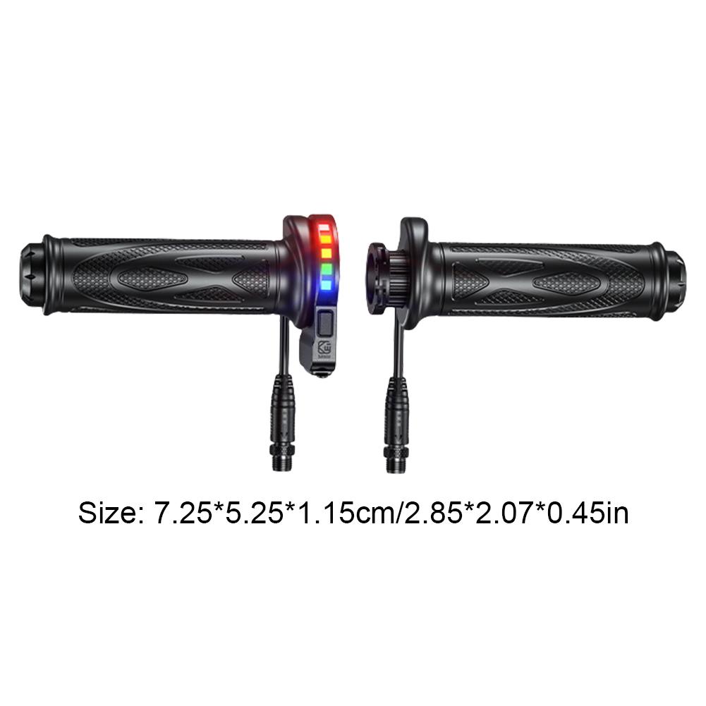 12V Molded Grips 5-Gear Adjustable Temperature USB-C Motorcycle Hot Grip 22mm Motorbike Scooter Electric Heated Grips Anti Slip