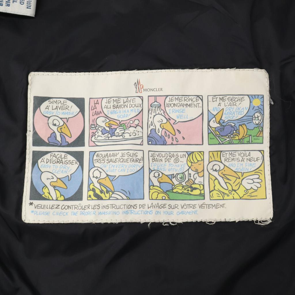 MONCLER MONTGENEVRE/Montgenevre Wool Hooded Down Jacket 2 blackUsed